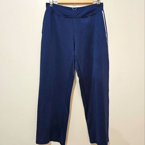 Athletic Works - Sweatpants Double White Line Straight Leg - Size S - Blue - Picture 1 of 6